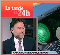 Entrevista en el canal 24 horas.