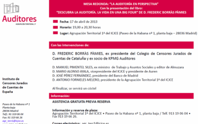 Mesa Redonda: «La auditoría en perspectiva»