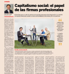 Capitalismo social: el papel de las firmas profesionales